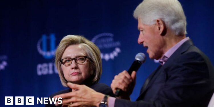 Bill and Hillary Clinton subpoenaed in congressional Epstein probe