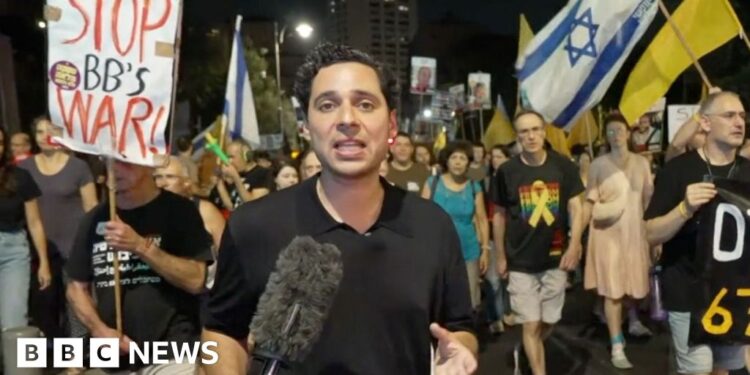 Thousands protest over Gaza City occupation plan
