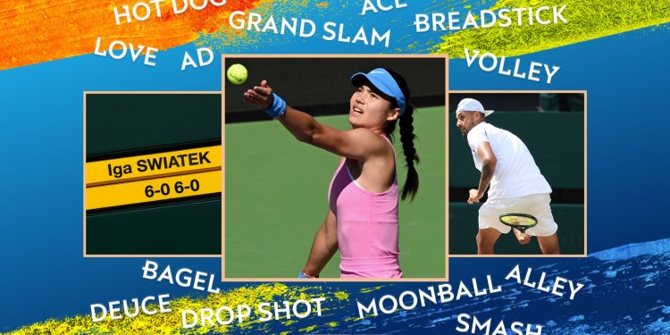Know your bagel from your moonball? An A-Z guide to tennis terminology ahead of US Open