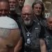 Pope Leo poses with motorbike for charity auction