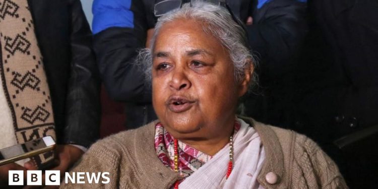 Nepal gets first female PM after deadly unrest