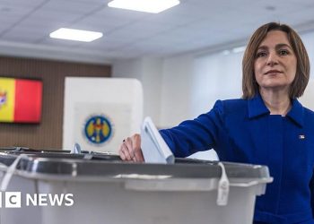 Moldovans await pivotal election result as leader warns of Russian interference