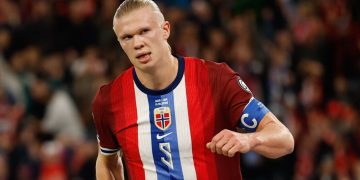 Haaland hits hat-trick as Norway beat Israel after protests