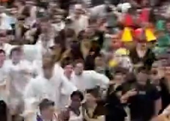 Crowd goes wild at ‘Silent Night’ basketball game