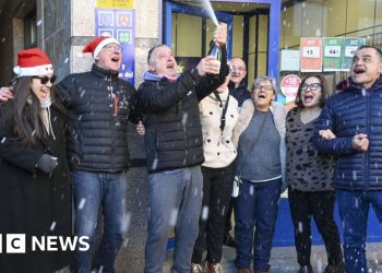 Wildfire-hit town wins €468m in Spain’s Christmas lottery