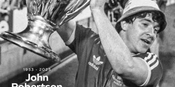 Ex-Nottingham Forest and Scotland winger Robertson dies aged 72