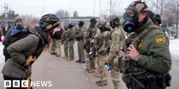 Two starkly opposed Americas laid bare by deadly ICE shooting