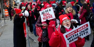Nurses strike begins in New York City as thousands walk off jobs at major hospitals