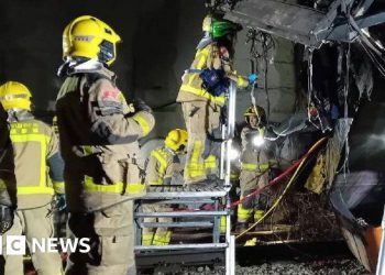 Driver killed and several injured after train derails near Barcelona, local media report