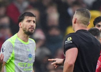 PGMO admit Dias should have been sent off in Forest match