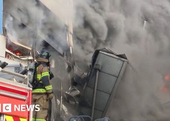 Thick smoke billows from South Korea car parts plant in deadly fire