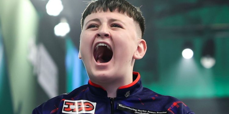 15-year old WDF world no 1 Lawrie hits nine-darter