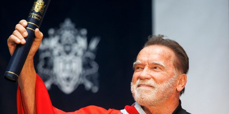 Arnold Schwarzenegger returns to Belfast to receive honorary doctorate | UK News