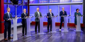 California governor candidates spar to get ahead after Eric Swalwell dropped out