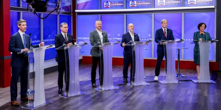California governor candidates spar to get ahead after Eric Swalwell dropped out