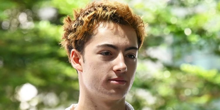 French teen charged in Singapore over a vending machine straw-licking video