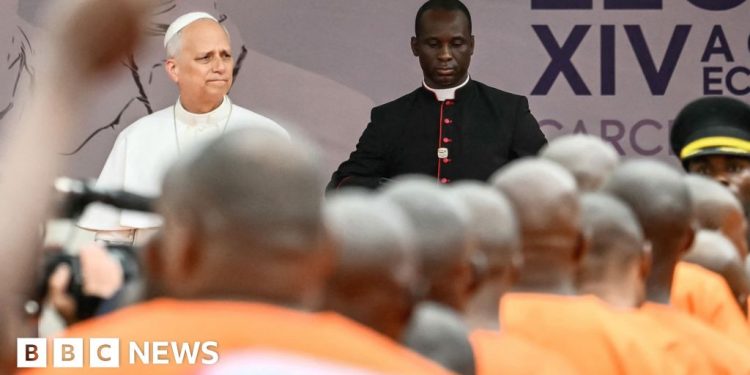 Pope Leo criticises Equatorial Guinea prisons as he winds up Africa tour