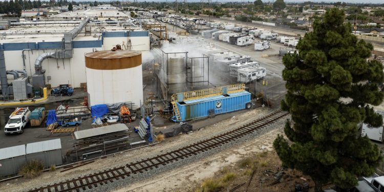 All evacuation orders lifted after explosion at California chemical tank is averted