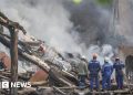 Large-scale Russian attack on Ukraine leaves four dead and dozens injured