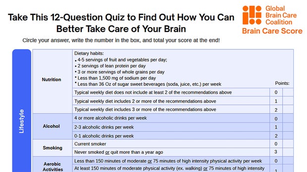 A tool to help keep dementia in check