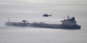 U.K. forces intercept a Russian shadow fleet oil tanker in English Channel