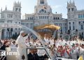 Huge crowds throng Madrid streets for Pope's open-air mass