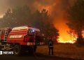 Thousands evacuated in France fires as firefighter killed in Italy