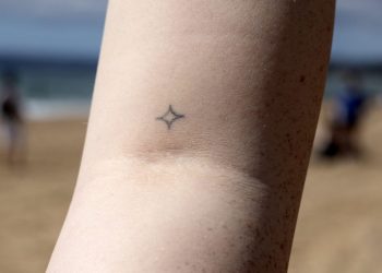 This tattoo is permanent, pain-free, and maybe delivered in the mail