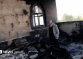 Israeli settlers set fire to mosques, cars and farm land in West Bank, Palestinians say
