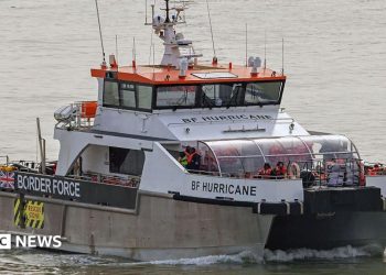 More than 150 migrants rescued after boat catches fire in Channel