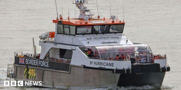 More than 150 migrants rescued after boat catches fire in Channel