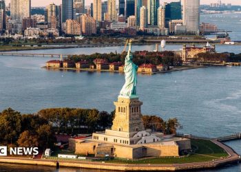 Man arrested after boat capsizes near Statue of Liberty, killing woman and infant