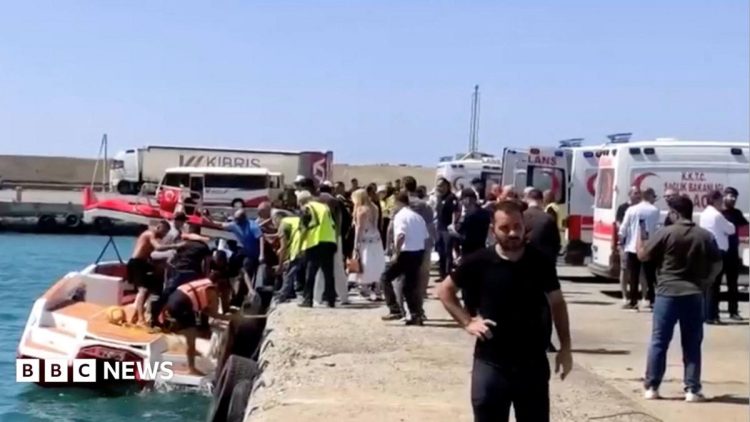 Boat carrying some 270 people capsizes off northern Cyprus