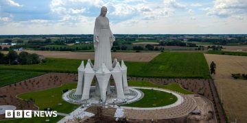 Europe’s tallest Virgin Mary statue unveiled in rural Poland