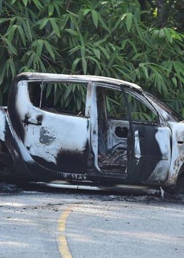 Dozens of co-ordinated arson attacks hit southern Thailand