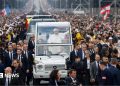 Huge crowds greet Pope in Paris ahead of open-air Mass