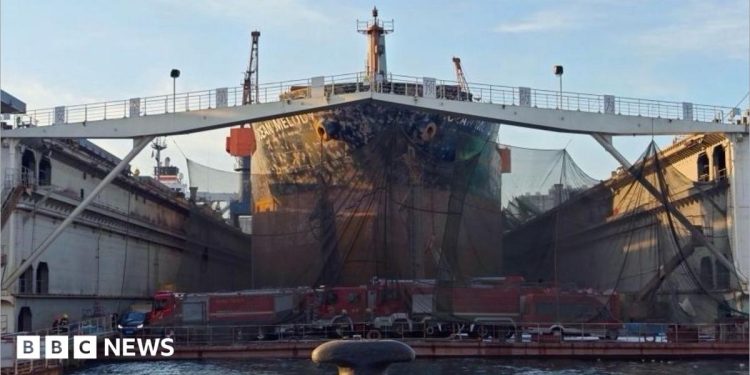 Twenty-five dead after fire erupts on cargo ship in Qingdao, eastern China – state media