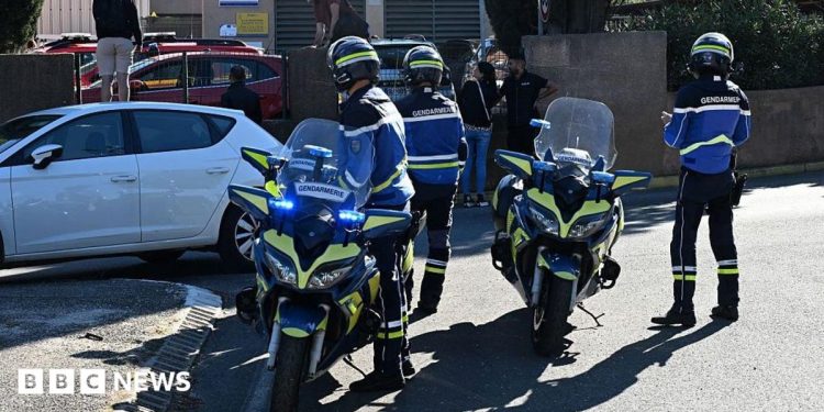 Teenager arrested after two teachers shot in French school