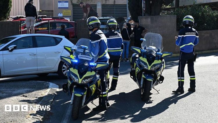 Teenager arrested after two teachers shot in French school