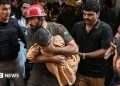 At least 27 pupils and teacher killed after Pakistan school roof collapses