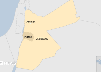 Seven shot dead by gunmen at church funeral in Jordan, state media say